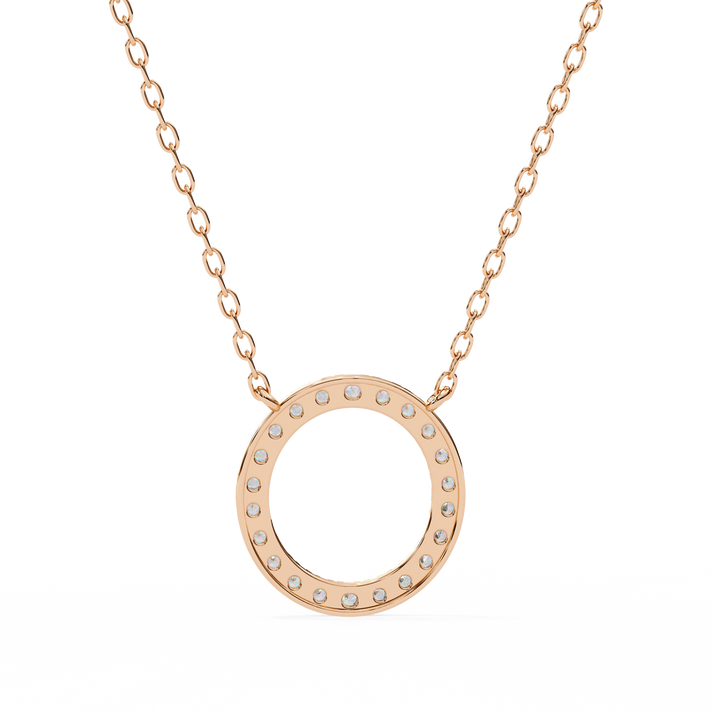 lab grown diamond | moissanite Jewellery Gigi Circle Lab Grown Diamond OR Moissanite Pendant by Rabbito Jewels