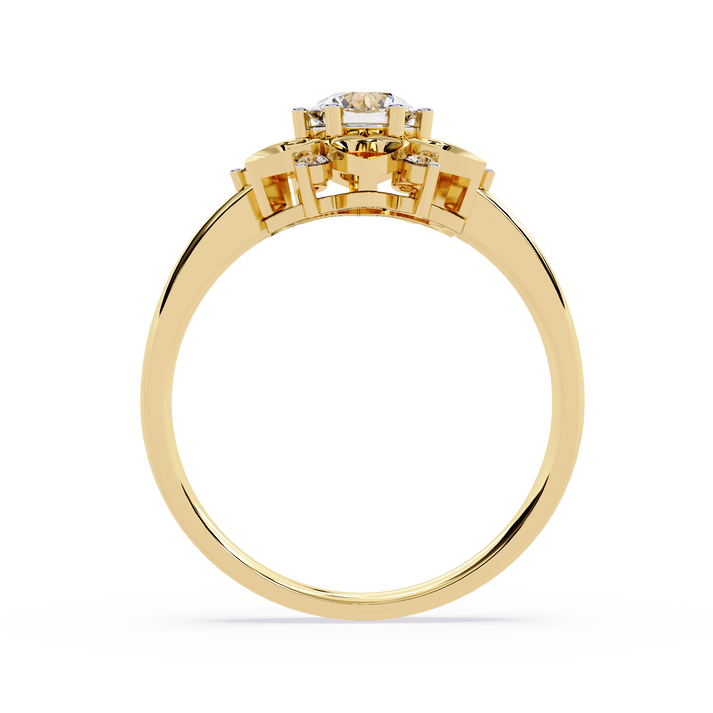 lab grown diamond | moissanite Jewellery Chic Cambodian Lab Grown Diamond OR Moissanite Ring by Rabbito Jewels