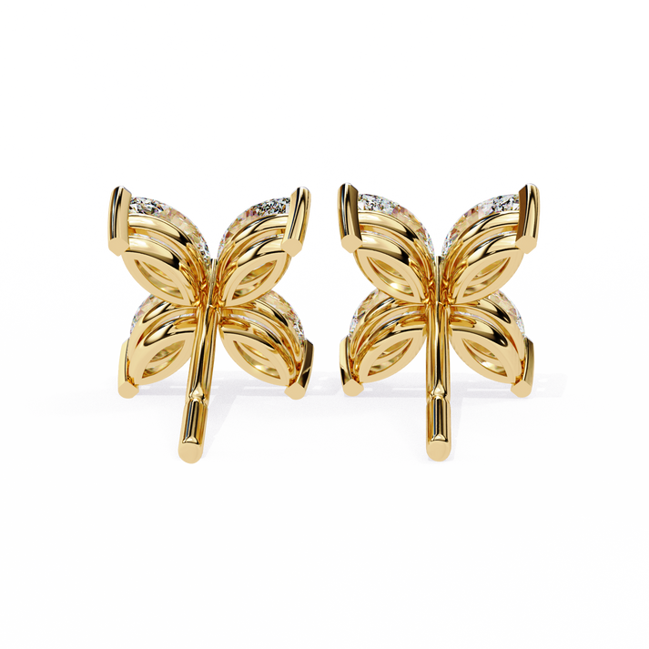 lab grown diamond | moissanite Jewellery Platinum Desire Lab Grown OR Moissanite Marquise Earrings by Rabbito Jewels