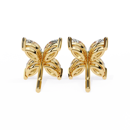lab grown diamond | moissanite Jewellery Platinum Desire Lab Grown OR Moissanite Marquise Earrings by Rabbito Jewels