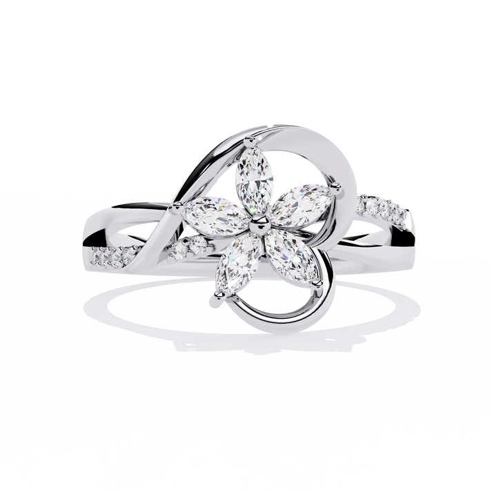 lab grown diamond | moissanite Jewellery Scintillating Lab Grown Diamond OR Moissanite Ring Silver by Rabbito Jewels