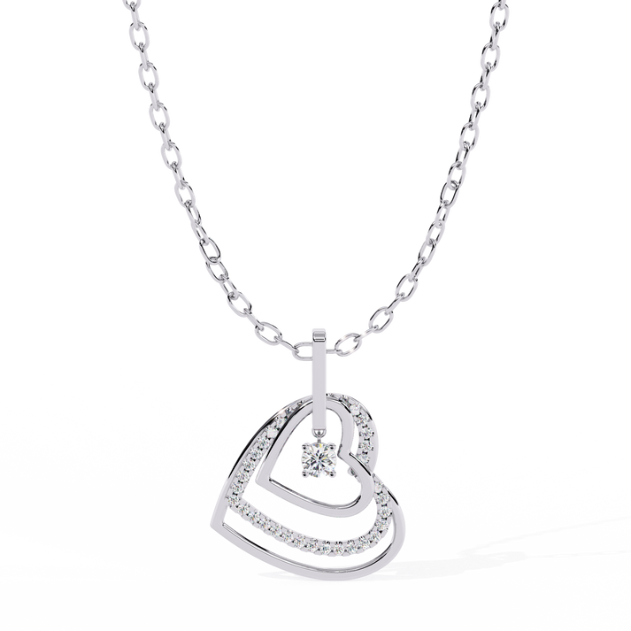 lab grown diamond | moissanite Jewellery Alloy Fly Lab Grown Diamond OR Moissanite Pendant Silver by Rabbito Jewels