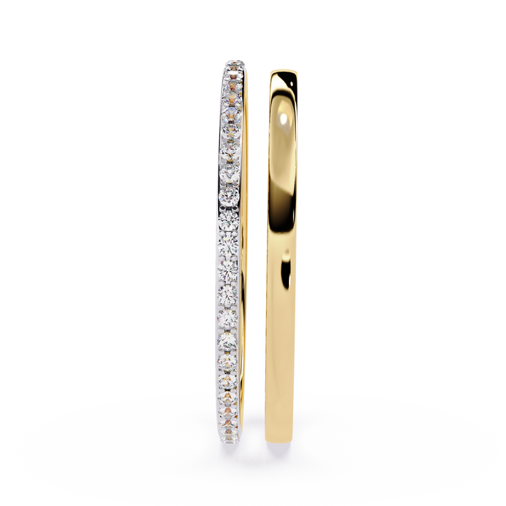 lab grown diamond | moissanite Jewellery Kika Couple Bend Lab Grown Diamond OR Moissanite Ring by Rabbito Jewels