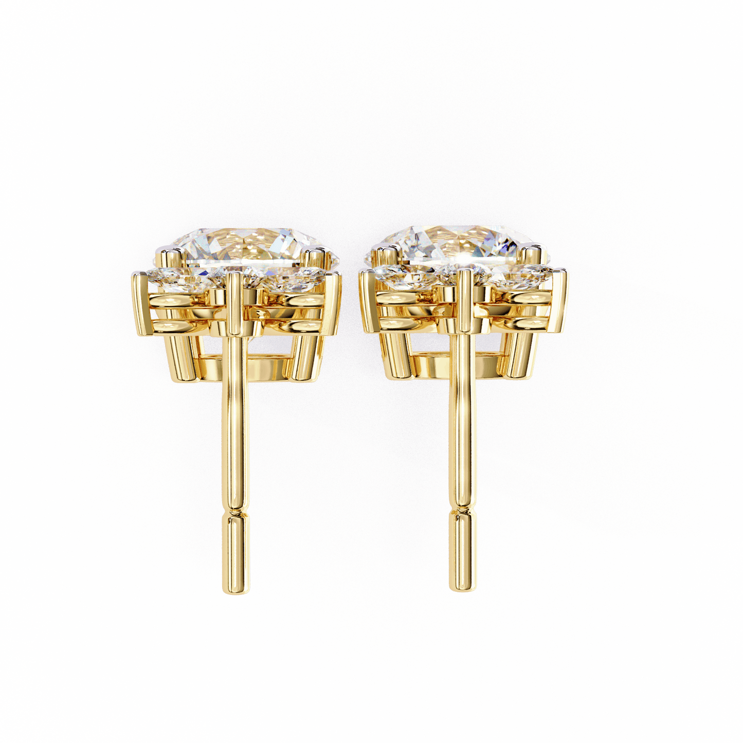 lab grown diamond | moissanite Jewellery Dynasty Dazzle Lab Grown OR Moissanite Teardrop Earrings by Rabbito Jewels