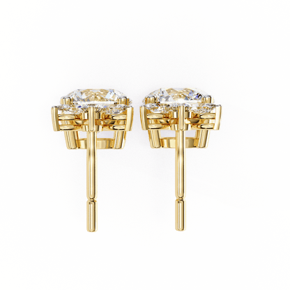 lab grown diamond | moissanite Jewellery Dynasty Dazzle Lab Grown OR Moissanite Teardrop Earrings by Rabbito Jewels