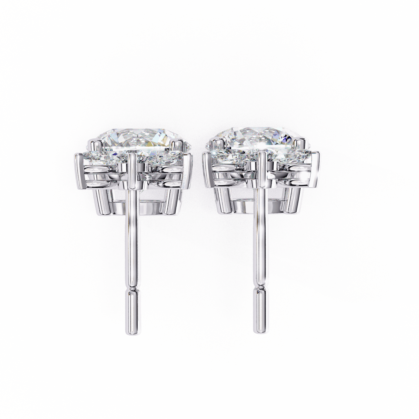 lab grown diamond | moissanite Jewellery Dynasty Dazzle Lab Grown OR Moissanite Teardrop Earrings by Rabbito Jewels