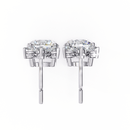 lab grown diamond | moissanite Jewellery Dynasty Dazzle Lab Grown OR Moissanite Teardrop Earrings by Rabbito Jewels