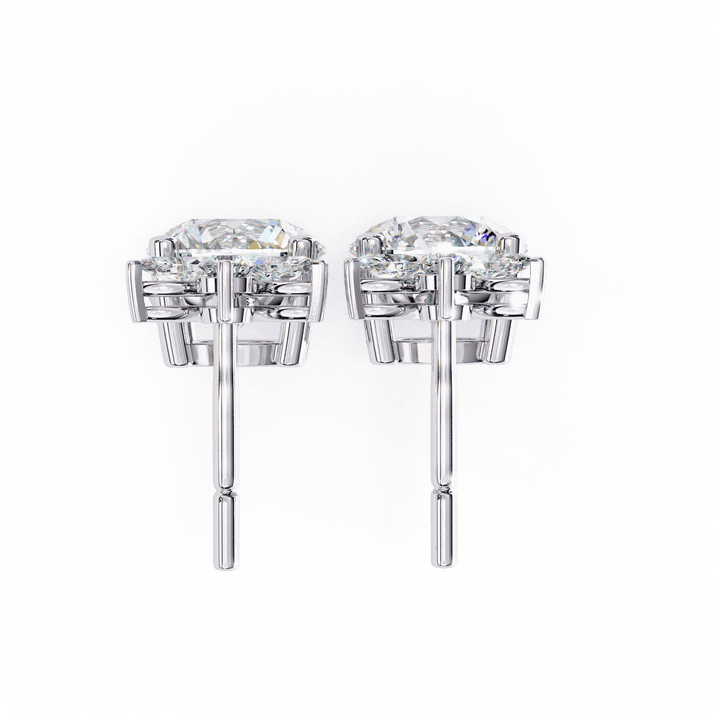 lab grown diamond | moissanite Jewellery Dynasty Dazzle Lab Grown OR Moissanite Teardrop Earrings by Rabbito Jewels