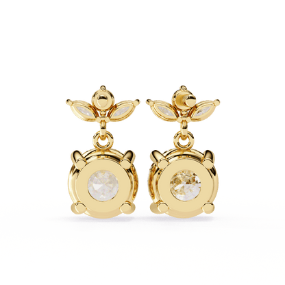 lab grown diamond | moissanite Jewellery Dynasty Dazzle Lab Grown OR Moissanite Teardrop Earrings by Rabbito Jewels