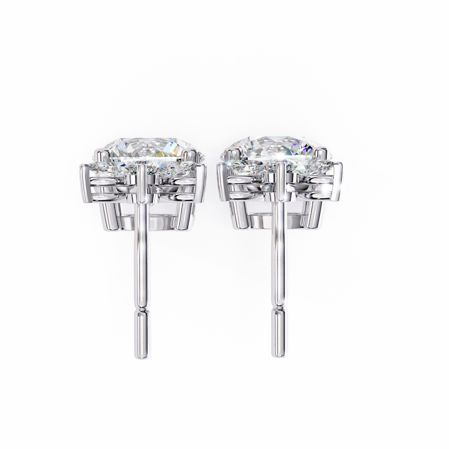 lab grown diamond | moissanite Jewellery Dynasty Dazzle Lab Grown OR Moissanite Teardrop Earrings by Rabbito Jewels