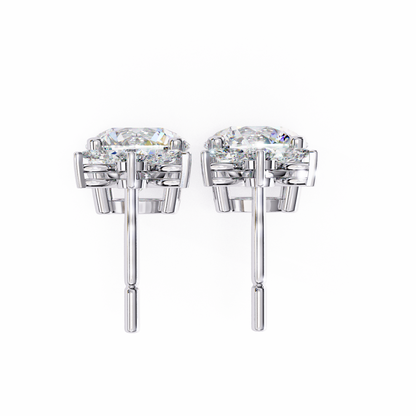 lab grown diamond | moissanite Jewellery Dynasty Dazzle Lab Grown OR Moissanite Teardrop Earrings by Rabbito Jewels