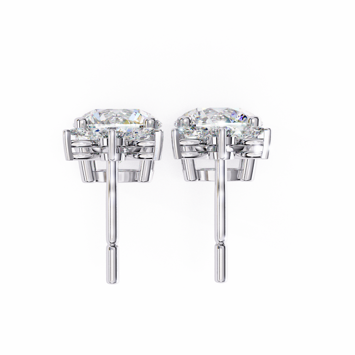 lab grown diamond | moissanite Jewellery Dynasty Dazzle Lab Grown OR Moissanite Teardrop Earrings by Rabbito Jewels