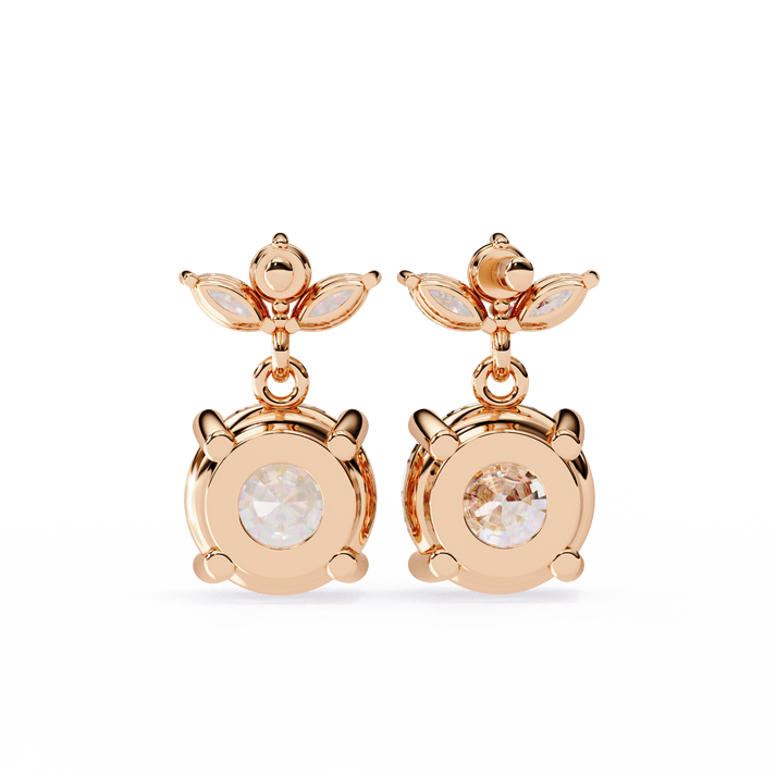 lab grown diamond | moissanite Jewellery Dynasty Dazzle Lab Grown OR Moissanite Teardrop Earrings by Rabbito Jewels