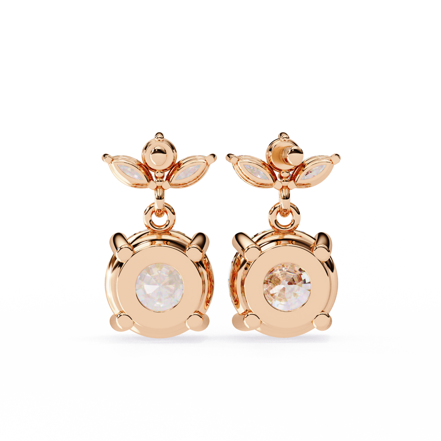lab grown diamond | moissanite Jewellery Dynasty Dazzle Lab Grown OR Moissanite Teardrop Earrings by Rabbito Jewels