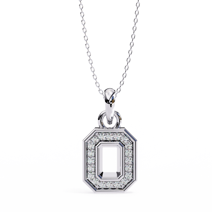 lab grown diamond | moissanite Jewellery Spray Lab Grown Diamond OR Moissanite Pendant Silver by Rabbito Jewels
