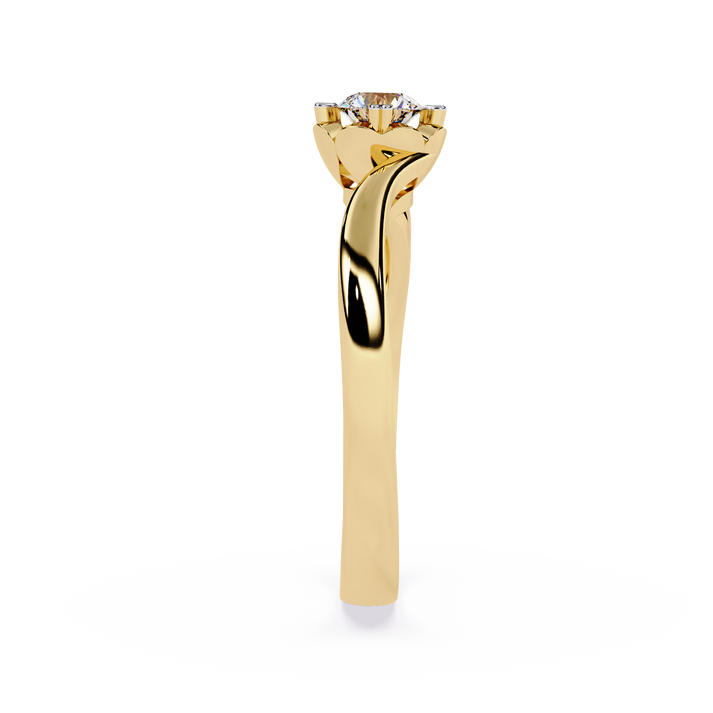 lab grown diamond | moissanite Jewellery The Miracle Curl Lab Grown Diamond OR Moissanite Ring by Rabbito Jewels