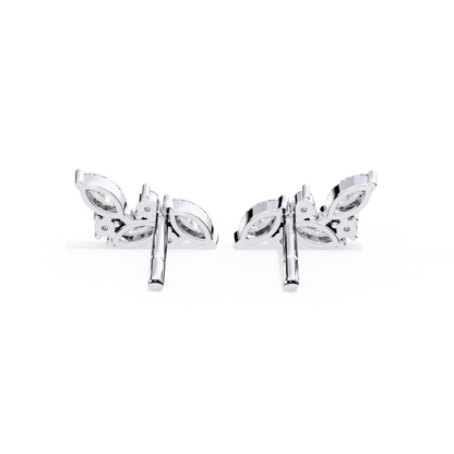 lab grown diamond | moissanite Jewellery Orion’s Spark Lab Grown OR Moissanite Earrings by Rabbito Jewels