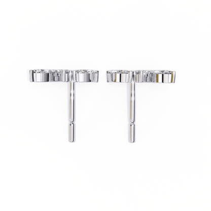 lab grown diamond | moissanite Jewellery Orion’s Spark Lab Grown OR Moissanite Earrings by Rabbito Jewels