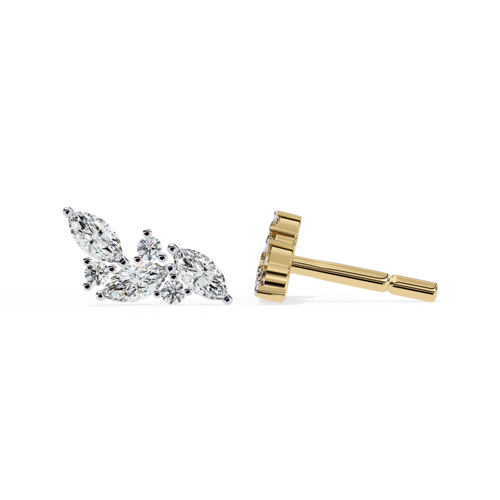 lab grown diamond | moissanite Jewellery Orion’s Spark Lab Grown OR Moissanite Earrings by Rabbito Jewels