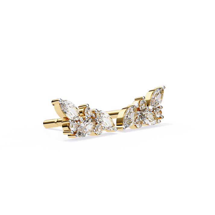 lab grown diamond | moissanite Jewellery Orion’s Spark Lab Grown OR Moissanite Earrings by Rabbito Jewels