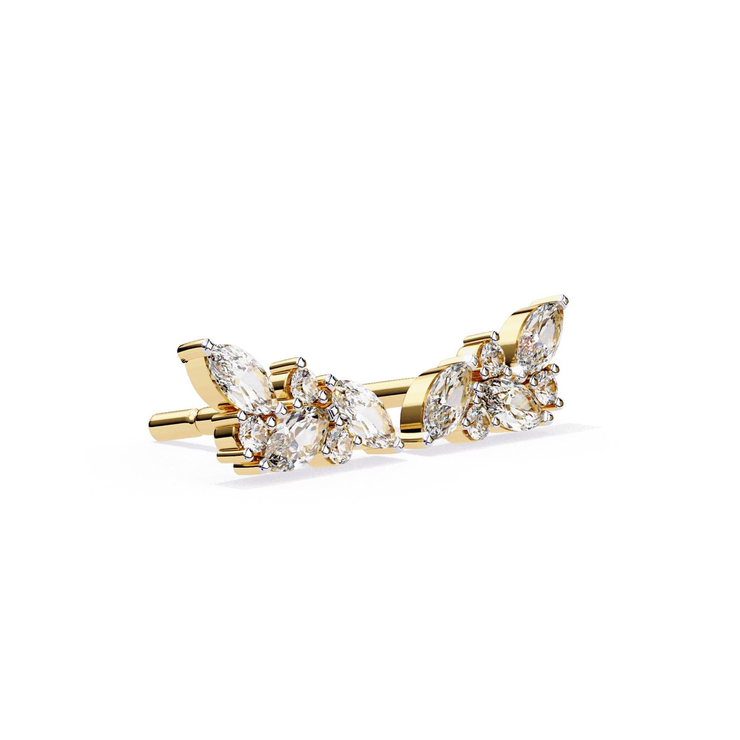 lab grown diamond | moissanite Jewellery Orion’s Spark Lab Grown OR Moissanite Earrings by Rabbito Jewels