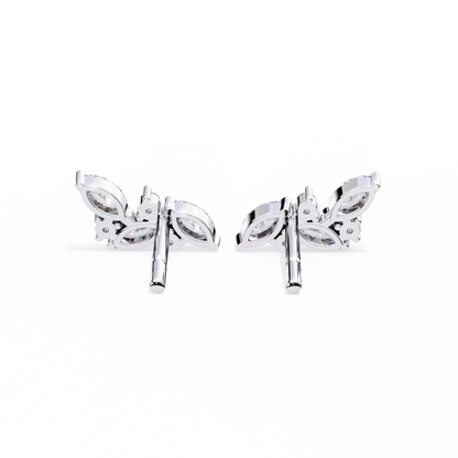 lab grown diamond | moissanite Jewellery Orion’s Spark Lab Grown OR Moissanite Earrings by Rabbito Jewels