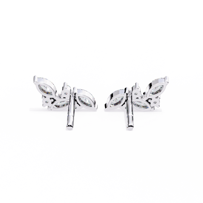 lab grown diamond | moissanite Jewellery Orion’s Spark Lab Grown OR Moissanite Earrings by Rabbito Jewels