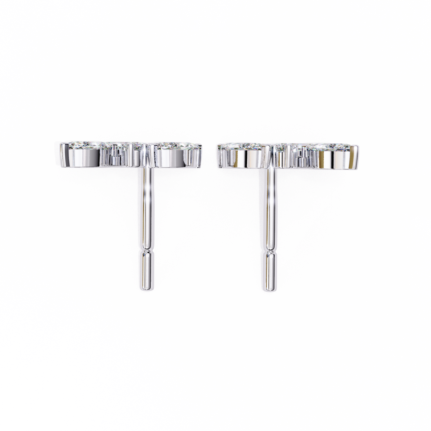 lab grown diamond | moissanite Jewellery Orion’s Spark Lab Grown OR Moissanite Earrings by Rabbito Jewels
