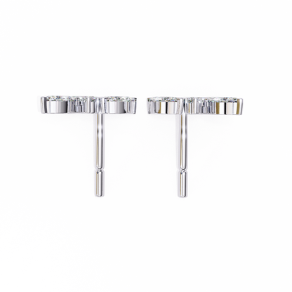 lab grown diamond | moissanite Jewellery Orion’s Spark Lab Grown OR Moissanite Earrings by Rabbito Jewels
