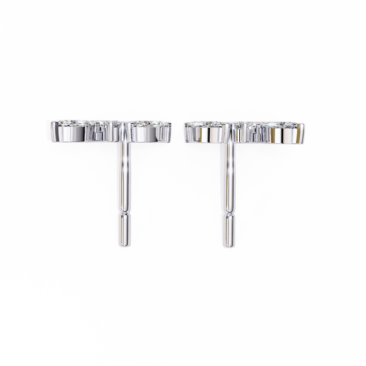 lab grown diamond | moissanite Jewellery Orion’s Spark Lab Grown OR Moissanite Earrings by Rabbito Jewels