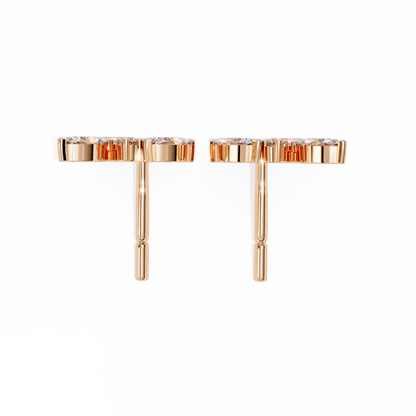lab grown diamond | moissanite Jewellery Orion’s Spark Lab Grown OR Moissanite Earrings by Rabbito Jewels
