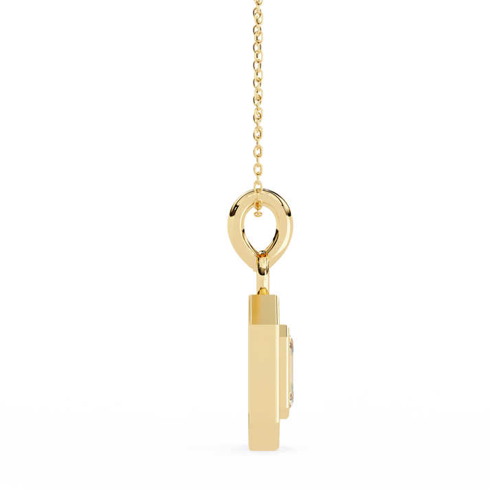 lab grown diamond | moissanite Jewellery Harmony Halo Lab Grown Diamond OR Moissanite Pendant by Rabbito Jewels