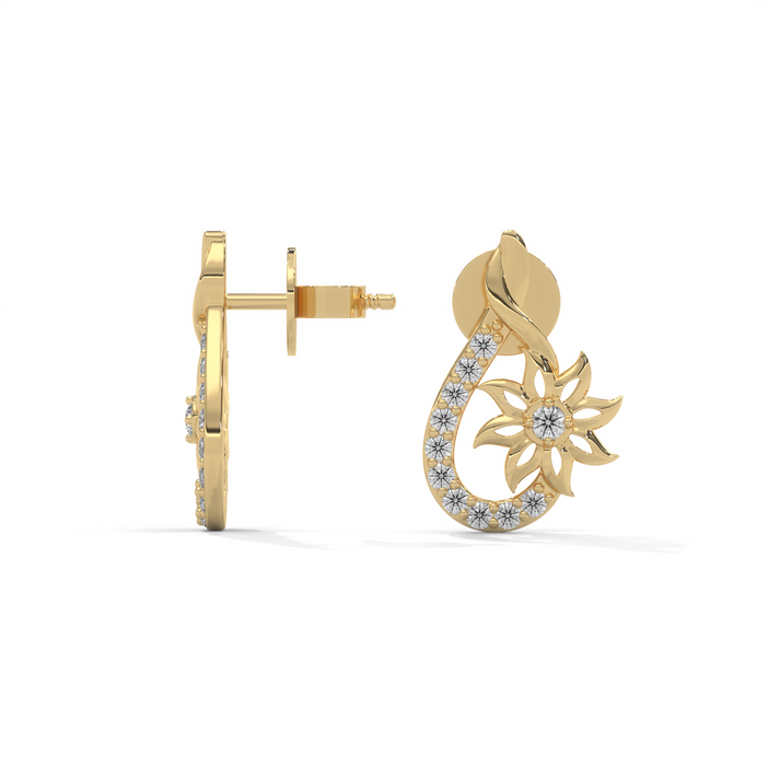 lab grown diamond | moissanite Jewellery Argi Lab Grown Diamond OR Moissanite Earrings by Rabbito Jewels