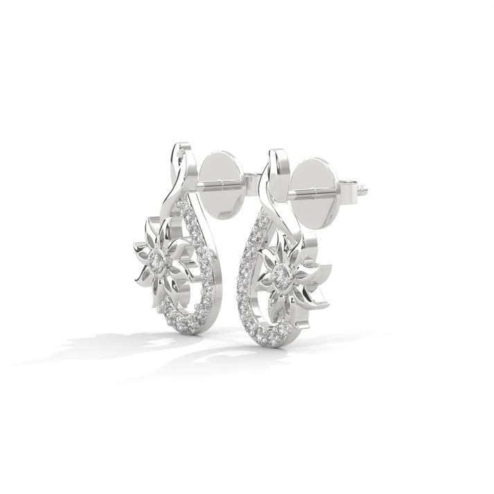 lab grown diamond | moissanite Jewellery Argi Lab Grown Diamond OR Moissanite Earrings by Rabbito Jewels