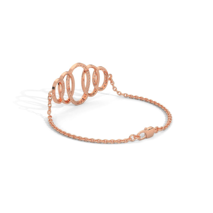 lab grown diamond | moissanite Jewellery Crystal Circular Lab Grown Diamond OR Moissanite Bracelet by Rabbito Jewels