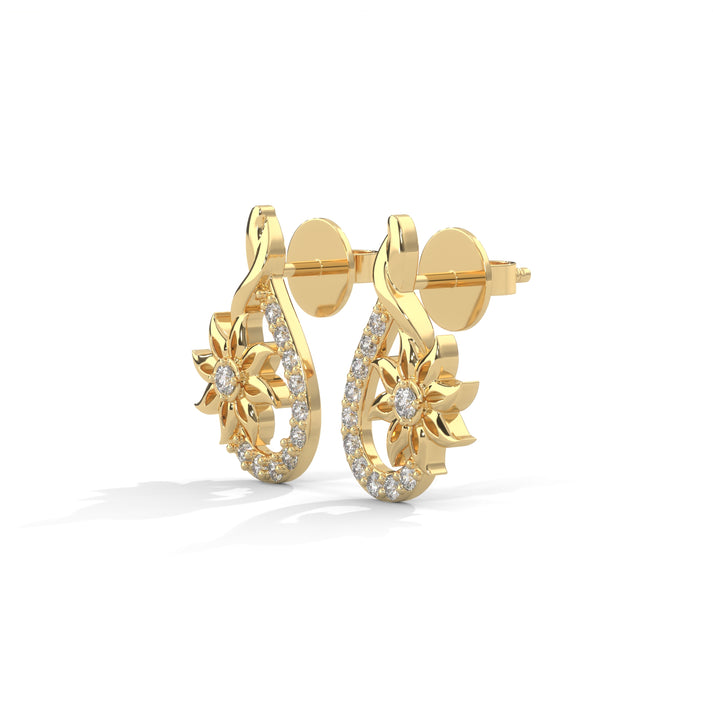 lab grown diamond | moissanite Jewellery Argi Lab Grown Diamond OR Moissanite Earrings by Rabbito Jewels