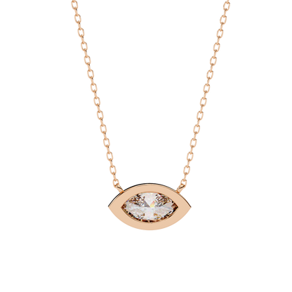 lab grown diamond | moissanite Jewellery Elena Lab Grown Diamond OR Moissanite Pendant by Rabbito Jewels