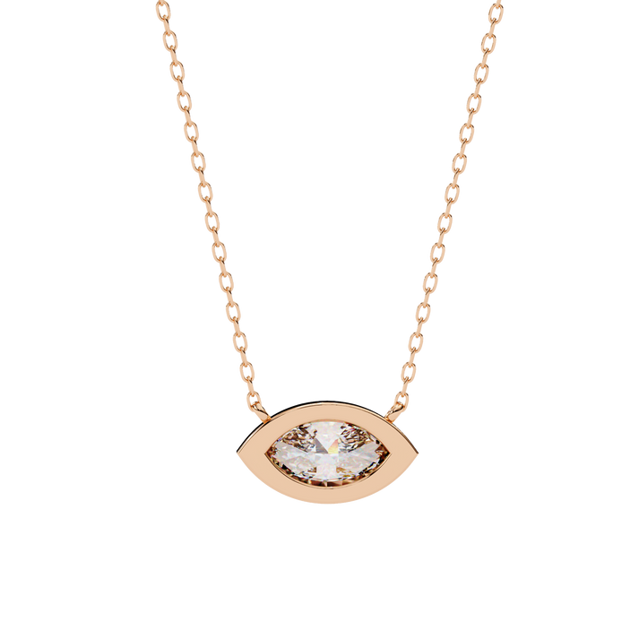 lab grown diamond | moissanite Jewellery Elena Lab Grown Diamond OR Moissanite Pendant by Rabbito Jewels