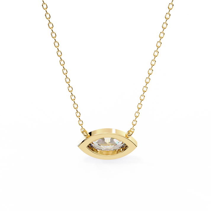 lab grown diamond | moissanite Jewellery Elena Lab Grown Diamond OR Moissanite Pendant by Rabbito Jewels