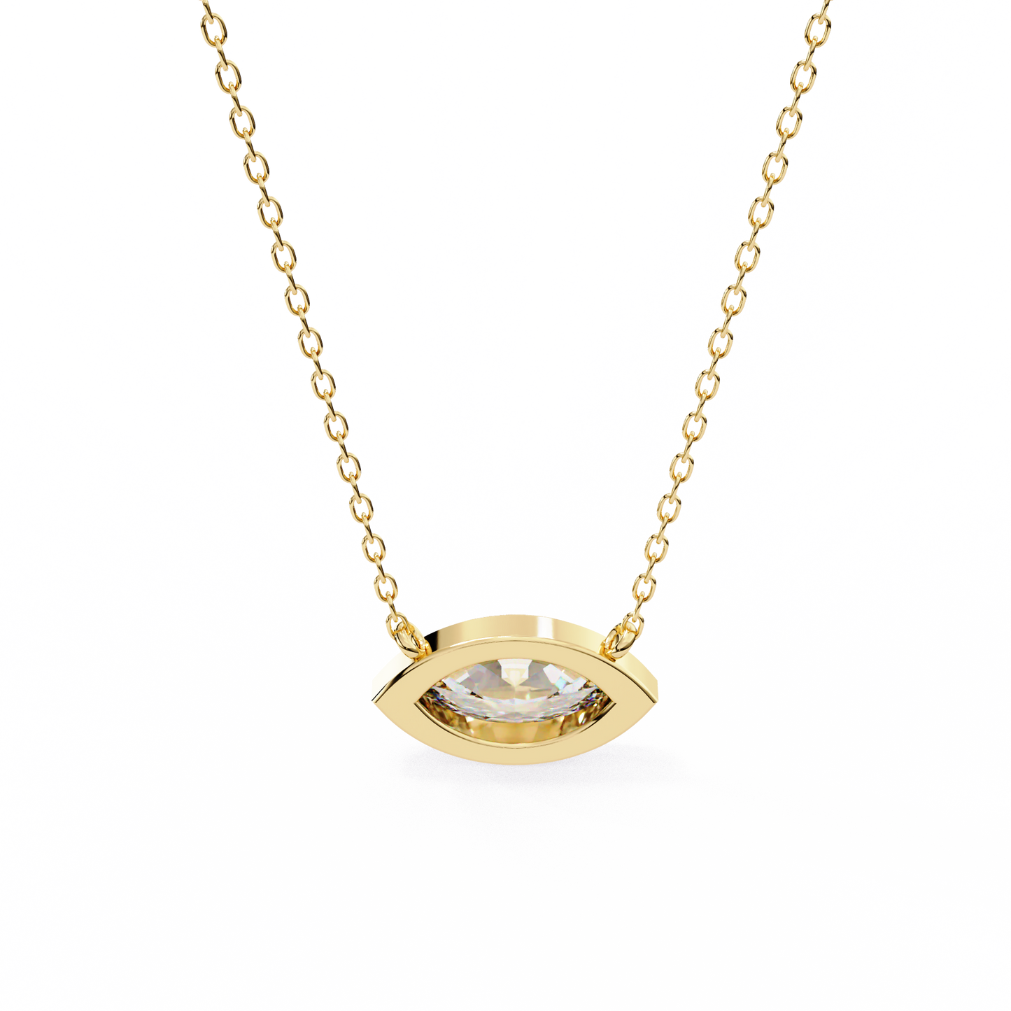 lab grown diamond | moissanite Jewellery Elena Lab Grown Diamond OR Moissanite Pendant by Rabbito Jewels