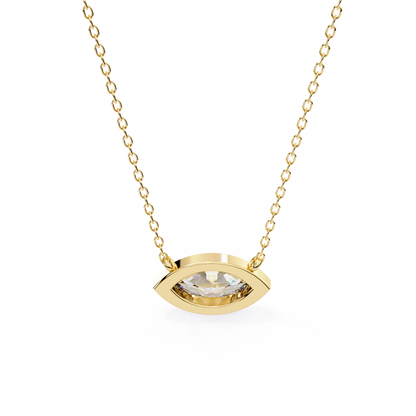 lab grown diamond | moissanite Jewellery Elena Lab Grown Diamond OR Moissanite Pendant by Rabbito Jewels
