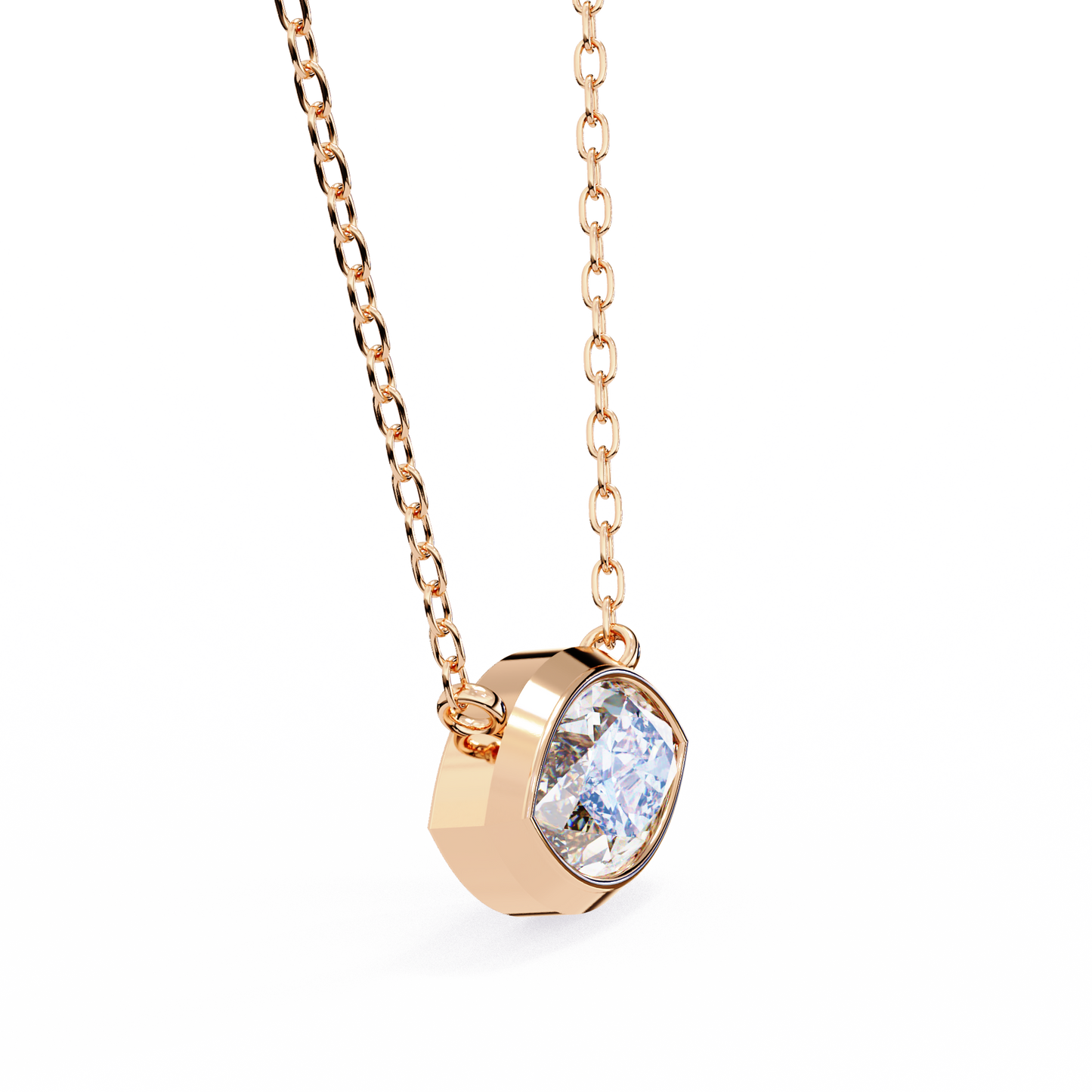 lab grown diamond | moissanite Jewellery Elena Lab Grown Diamond OR Moissanite Pendant by Rabbito Jewels