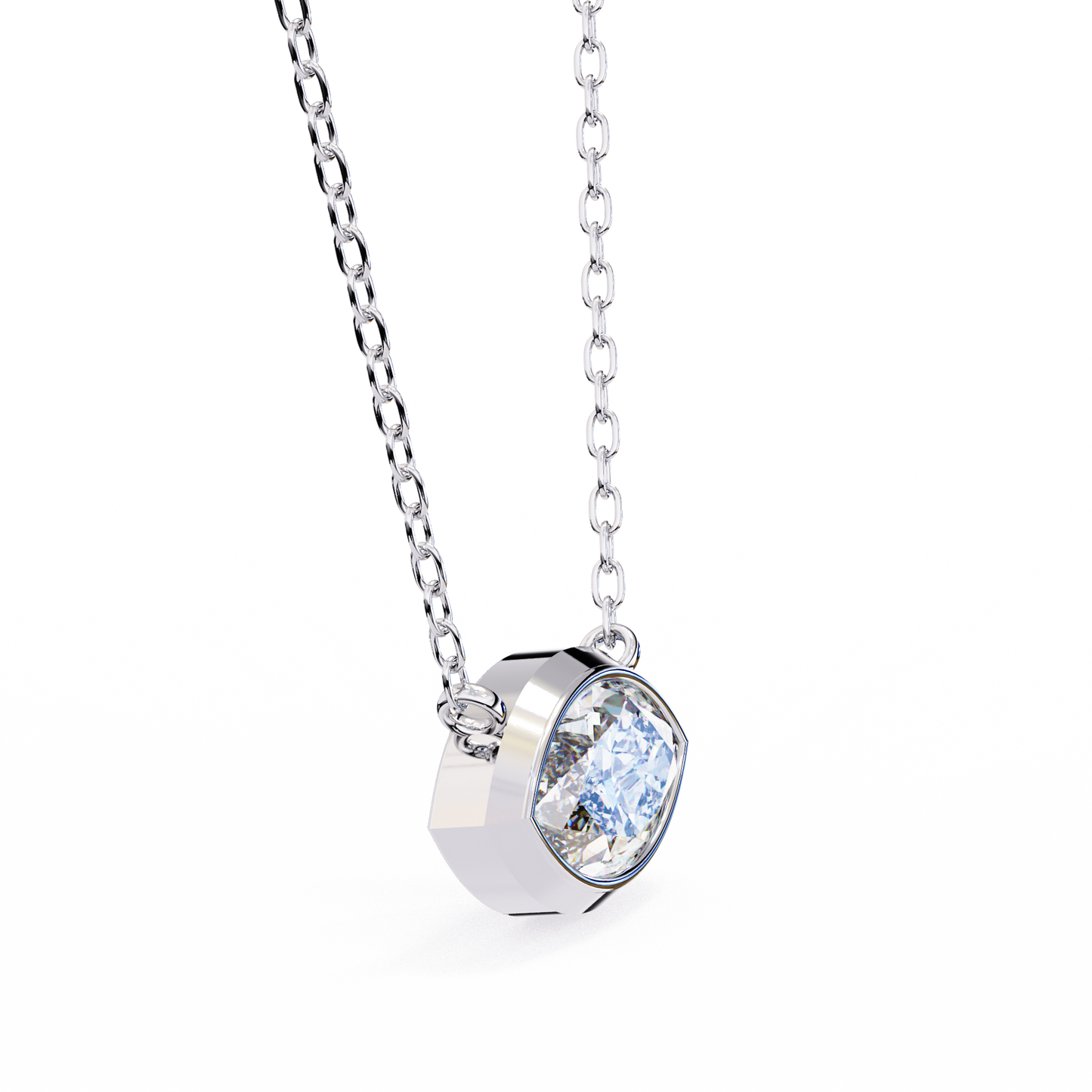 lab grown diamond | moissanite Jewellery Elena Lab Grown Diamond OR Moissanite Pendant by Rabbito Jewels