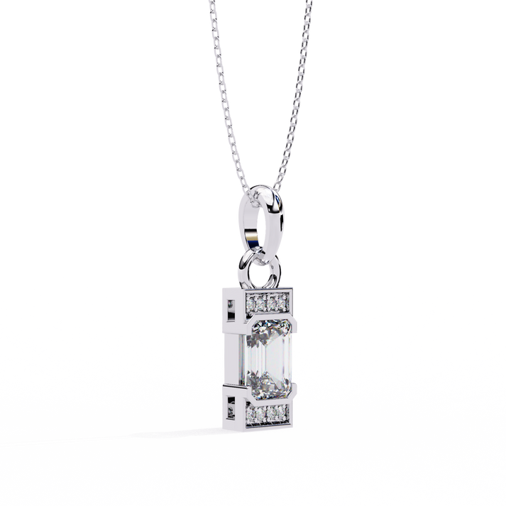 lab grown diamond | moissanite Jewellery Jiona Lab Grown Diamond OR Moissanite Pendant by Rabbito Jewels