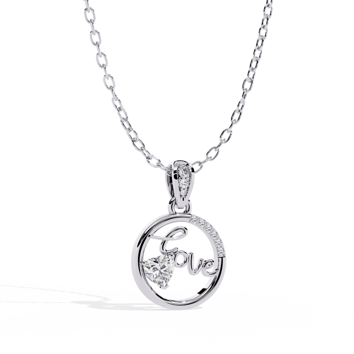 lab grown diamond | moissanite Jewellery Dotsun Love Lab Grown Diamond OR Moissanite Pendant by Rabbito Jewels