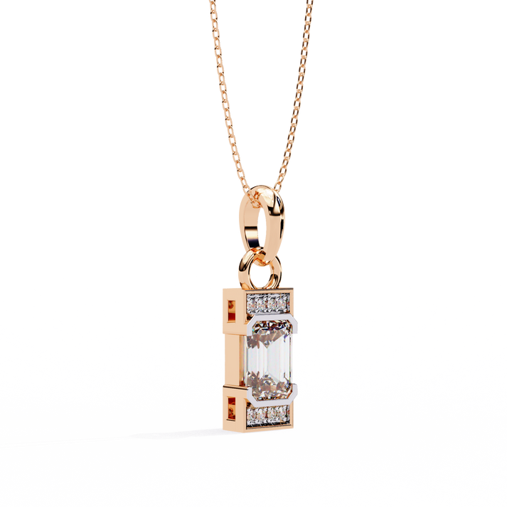 lab grown diamond | moissanite Jewellery Jiona Lab Grown Diamond OR Moissanite Pendant by Rabbito Jewels