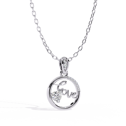 lab grown diamond | moissanite Jewellery Dotsun Love Lab Grown Diamond OR Moissanite Pendant by Rabbito Jewels
