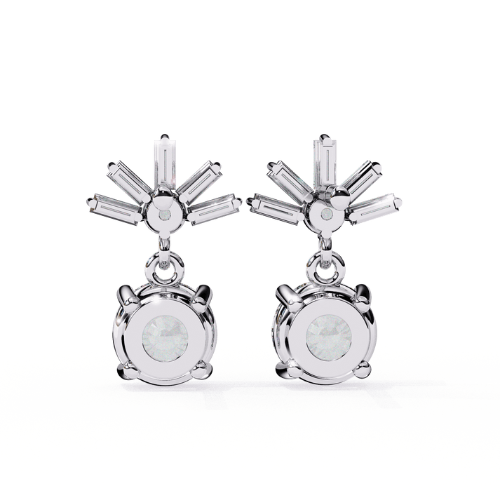 lab grown diamond | moissanite Jewellery Meteor Shine Lab Grown OR Moissanite Earrings by Rabbito Jewels