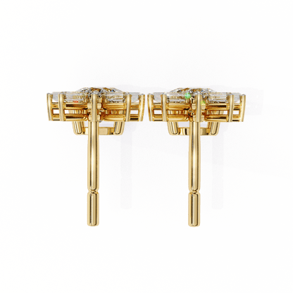 lab grown diamond | moissanite Jewellery Meteor Shine Lab Grown OR Moissanite Earrings by Rabbito Jewels