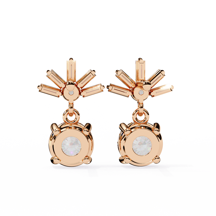 lab grown diamond | moissanite Jewellery Meteor Shine Lab Grown OR Moissanite Earrings by Rabbito Jewels